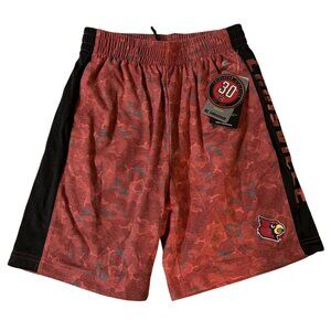 Louisville Cardinals Red Camo Shorts Colosseum Boys Medium 12-14